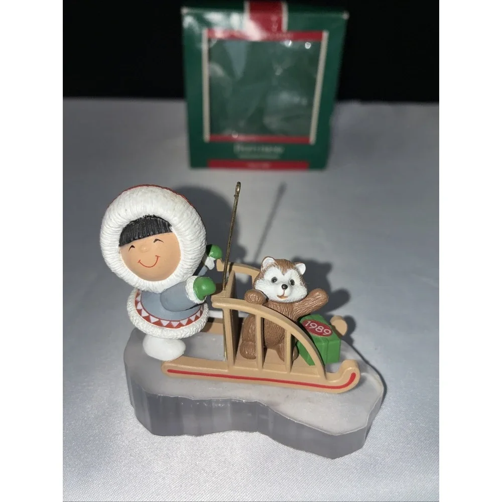 Vintage 1989 Hallmark Frosty Friends Christmas Ornament 10th In Series QX457-2